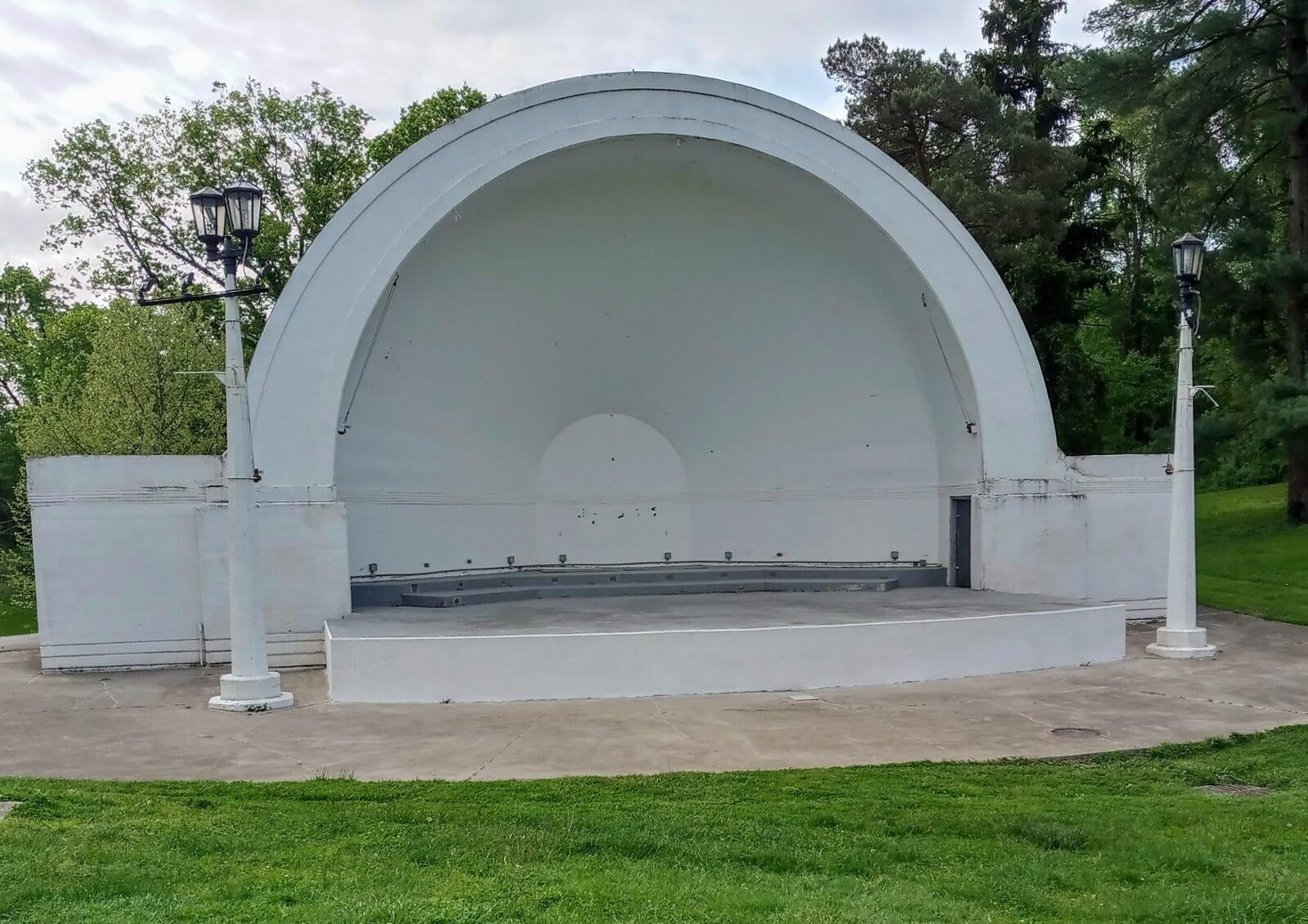 Refacing of the Covington Bandshell