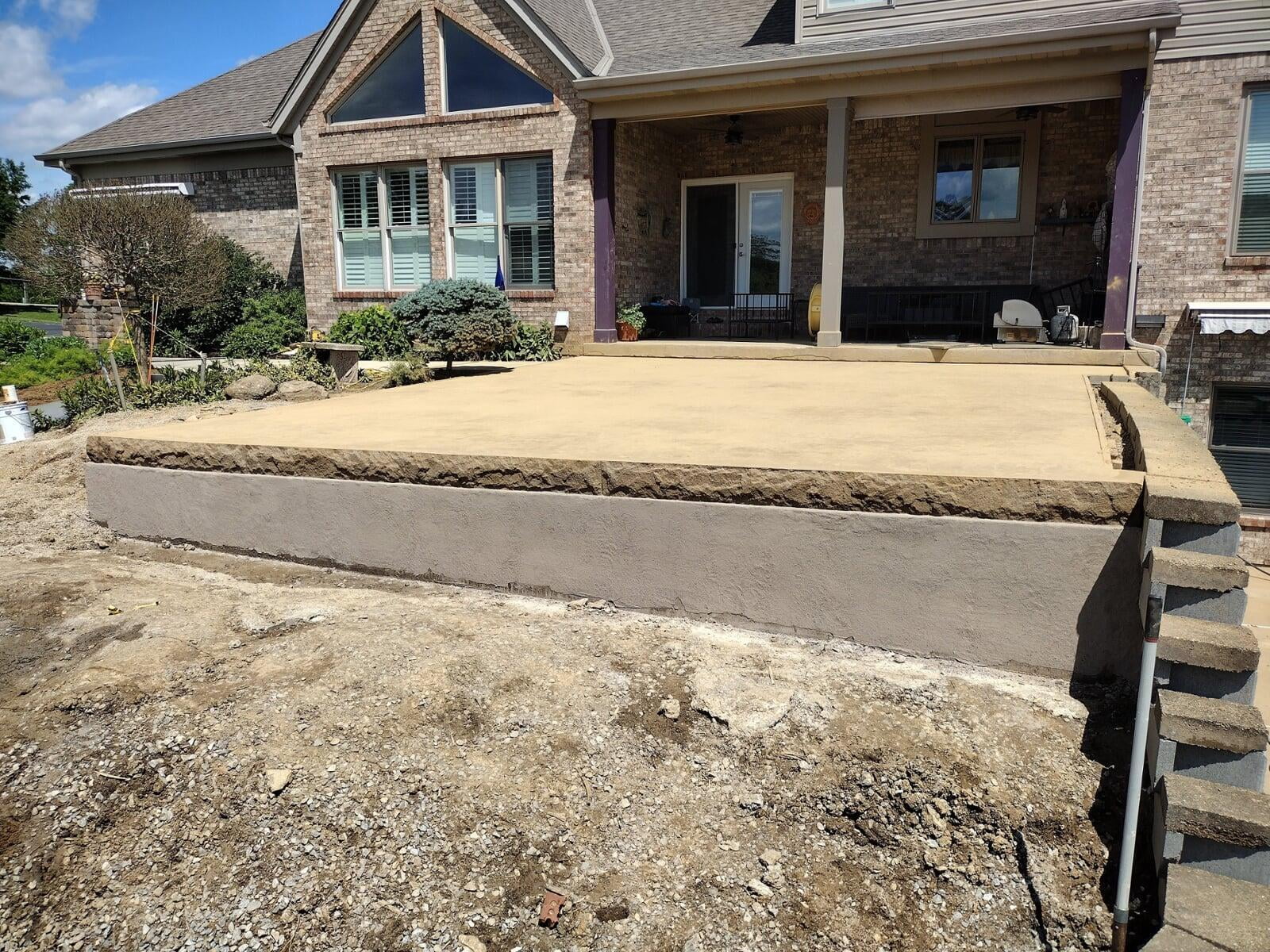 Slate With Stone Face