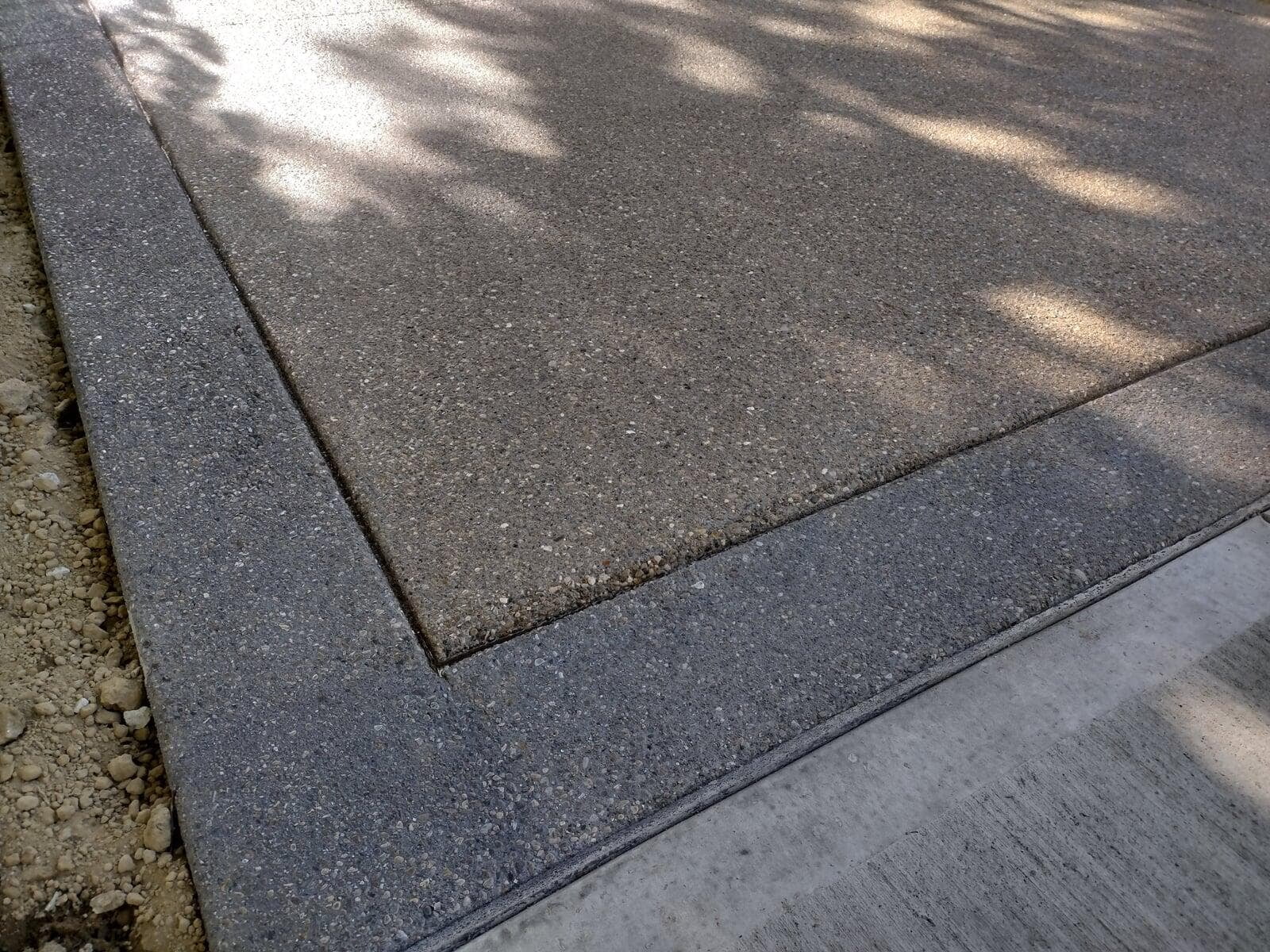 Exposed Aggregate Close Up Gentrup Concrete