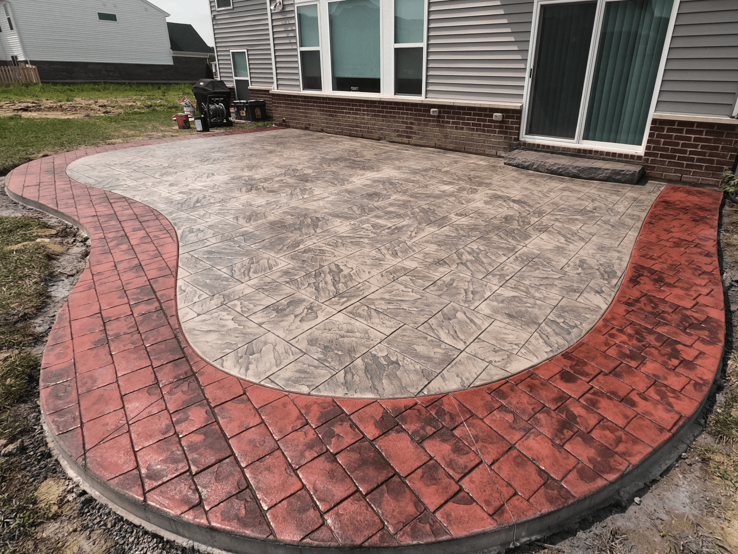 Stamped & Textured Decorative Concrete Work