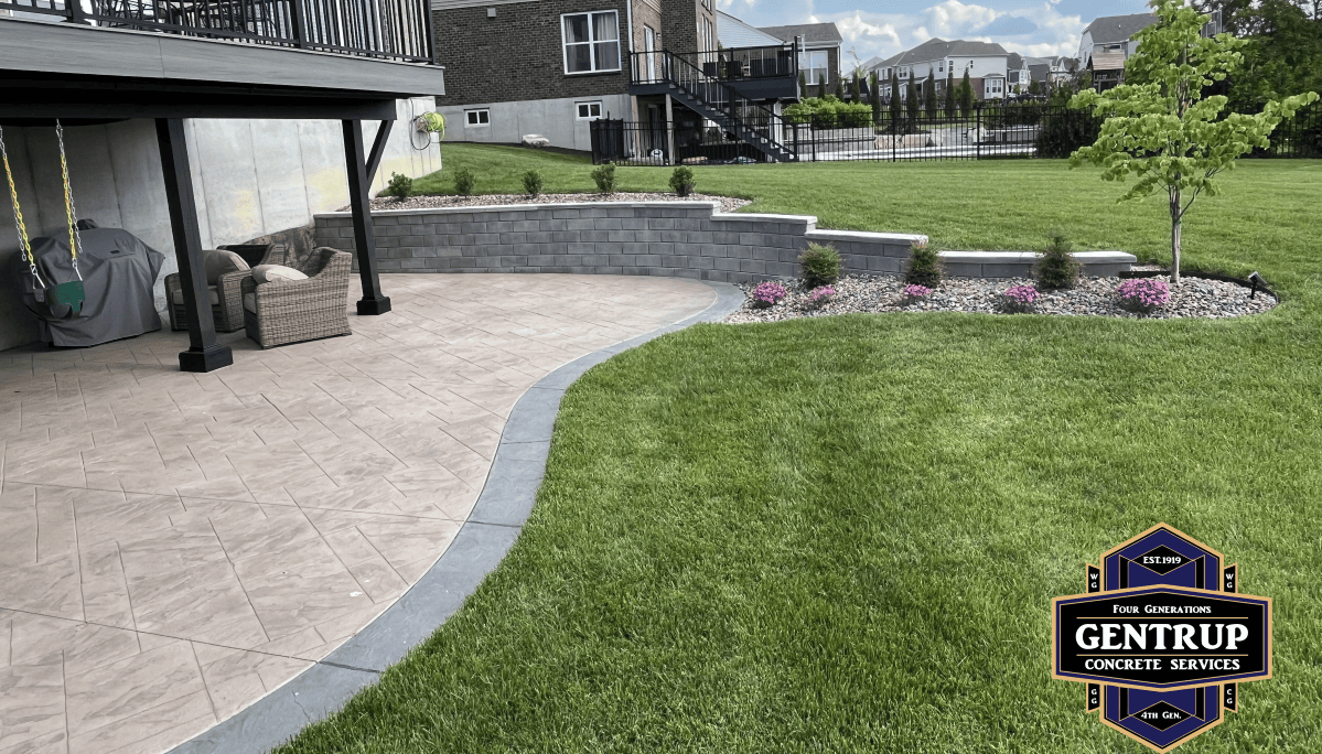 Stamped Concrete Patio Cincinnati