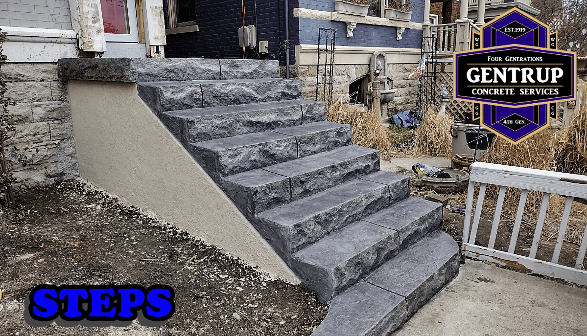 Stamped Concrete Steps