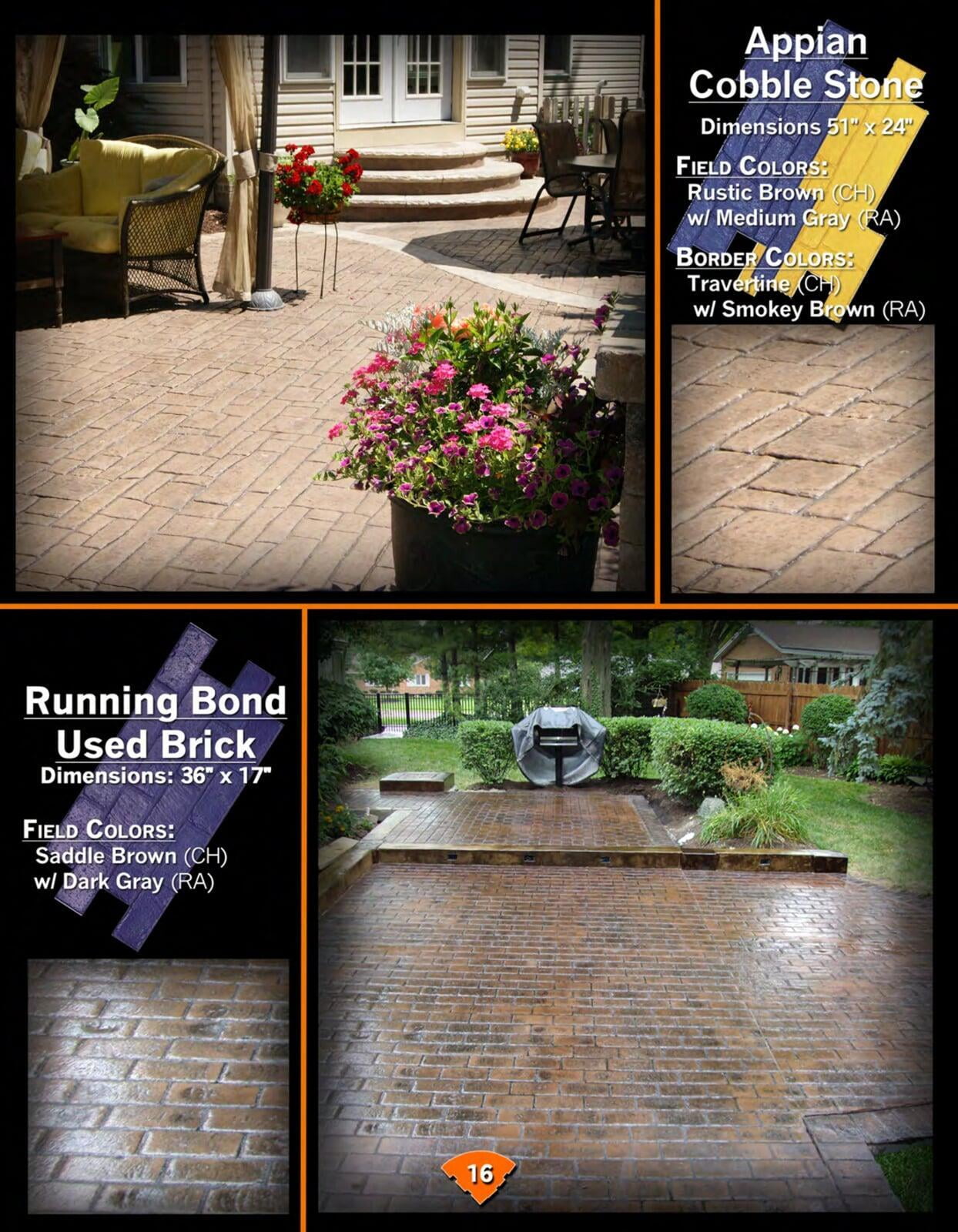 Cobble Stone | Brick | Concrete Stamp