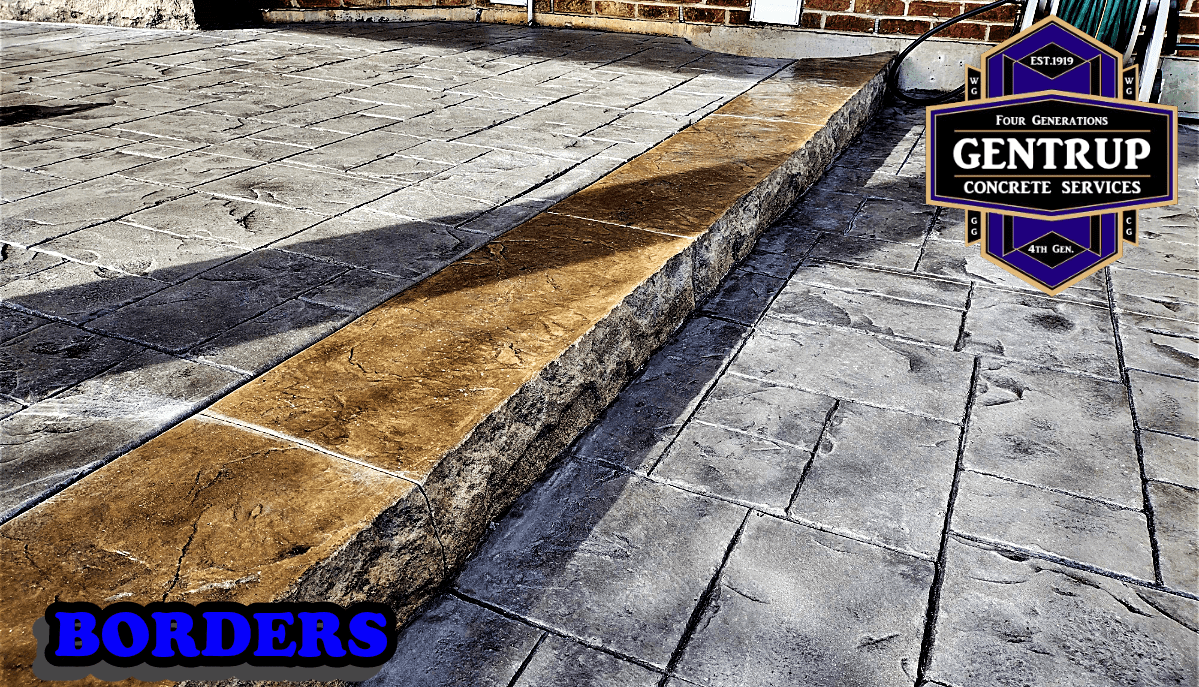 Stamped Concrete Borders