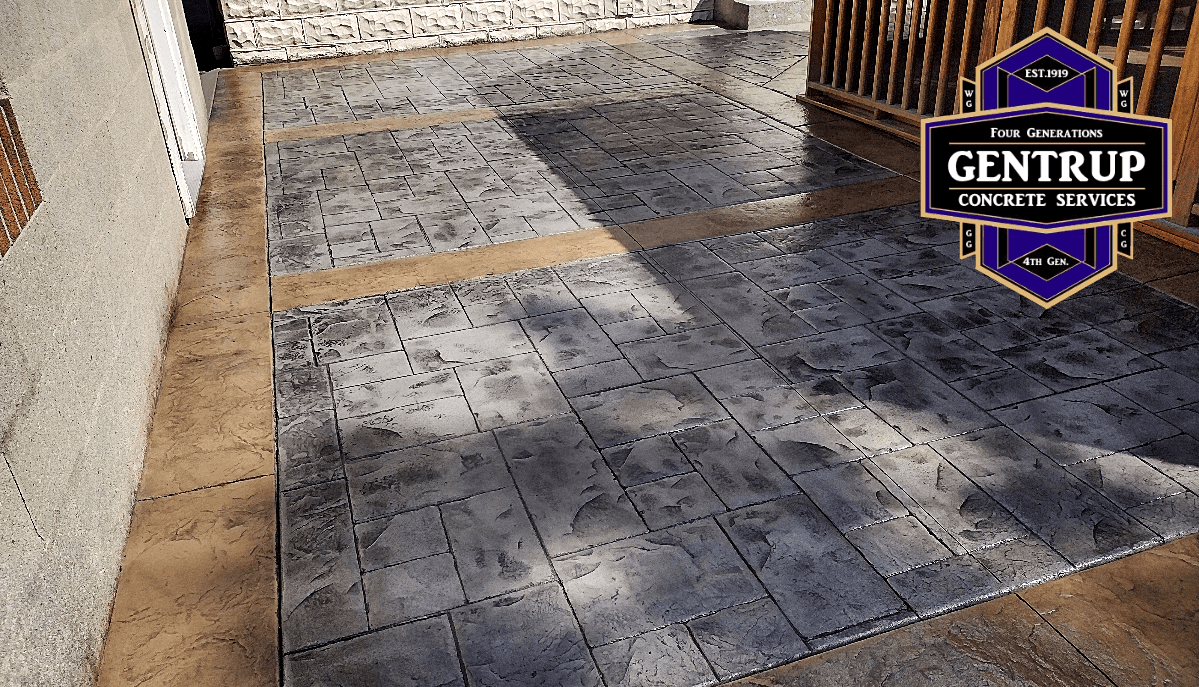 Stamped Concrete Patio | Gentrup Concrete