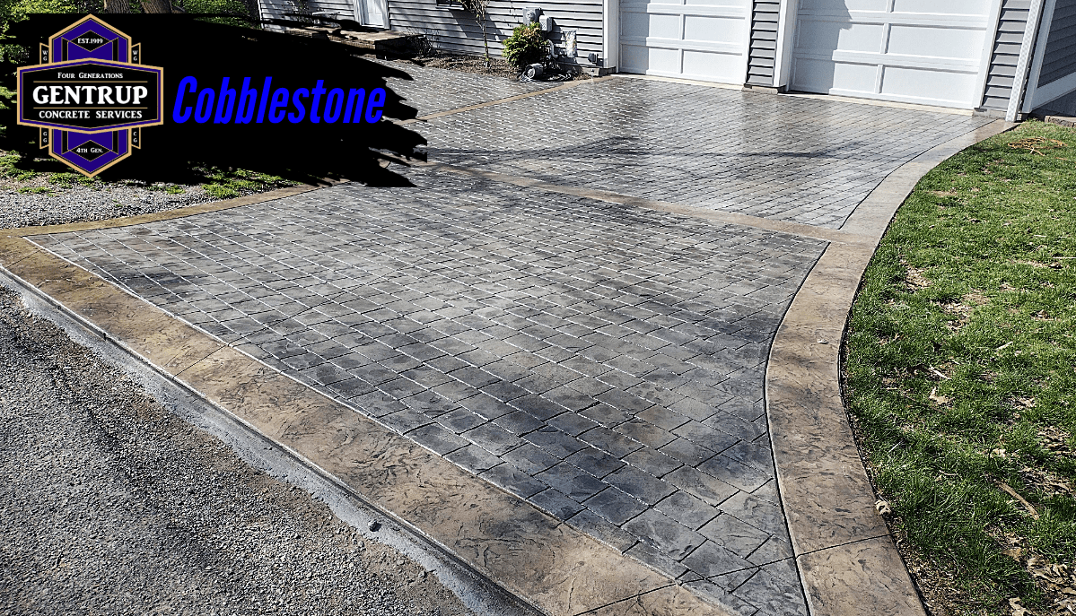 Cobblestone Stamped Concrete