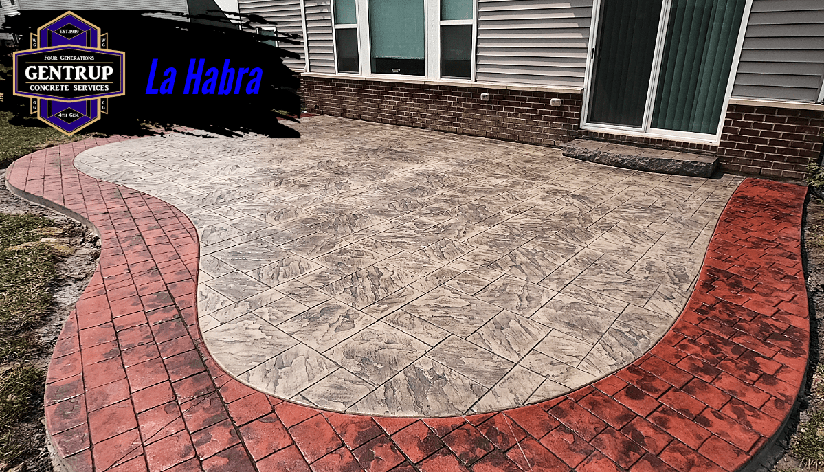 La Habra Stamped Concrete