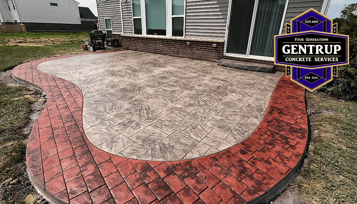 Stamped Concrete Border