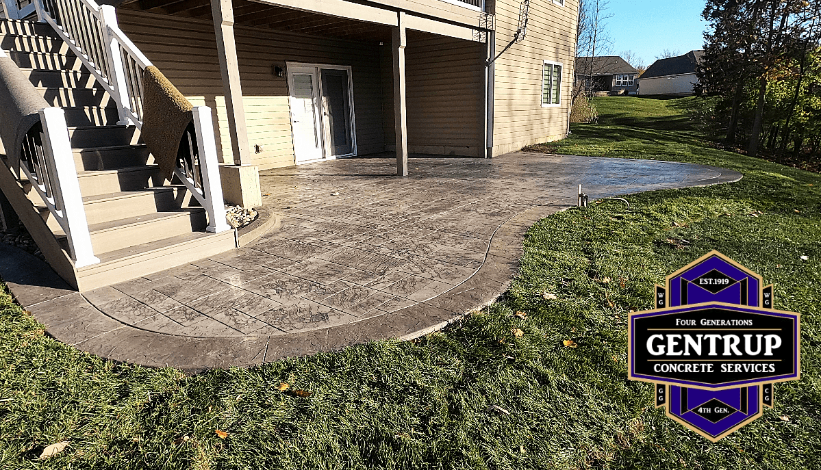 Stamped Concrete Patio | Gentrup Concrete