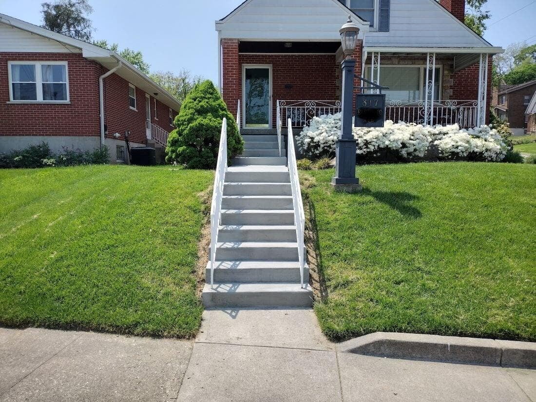 New Concrete Steps