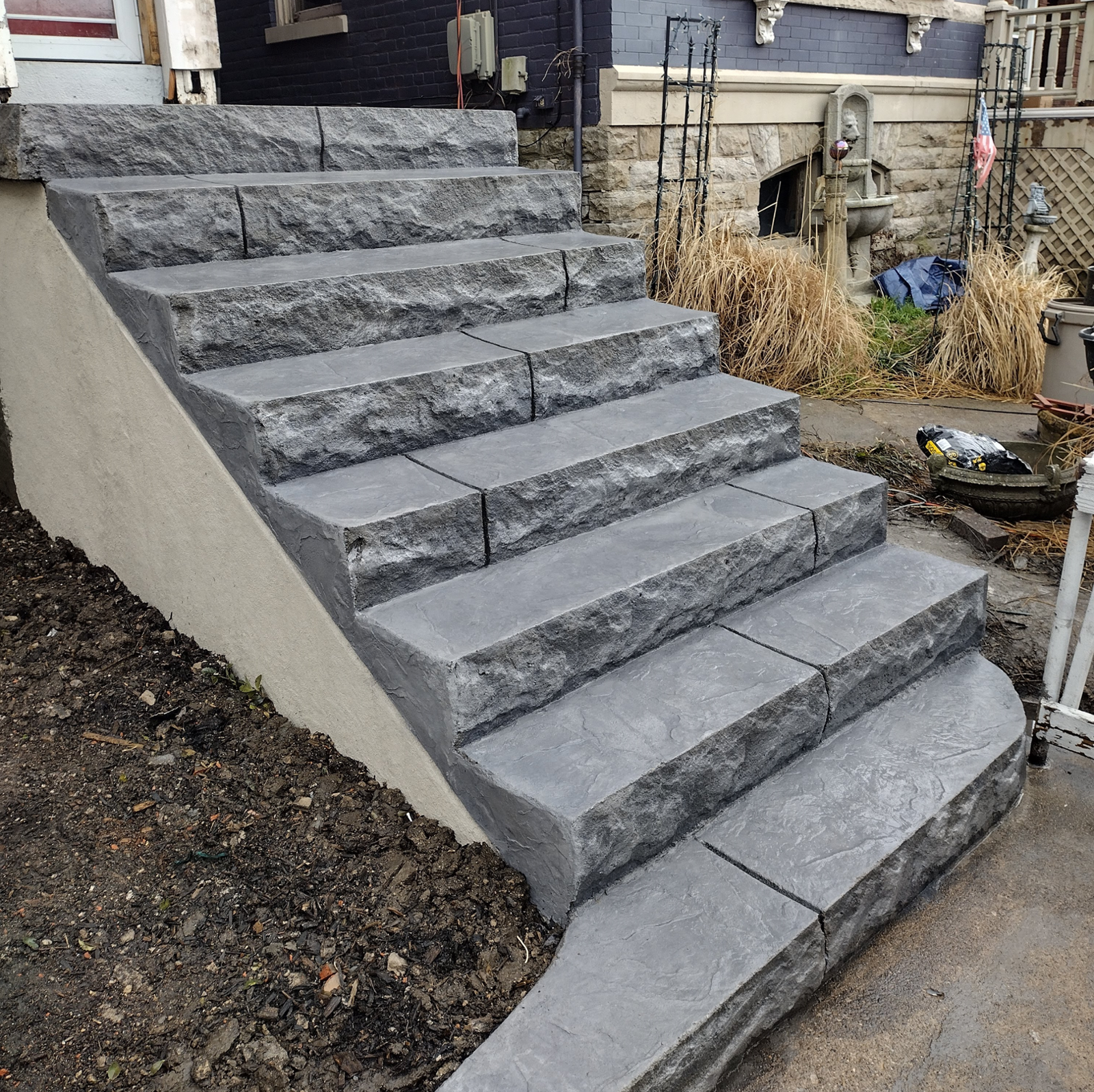 Beautiful Concrete Steps